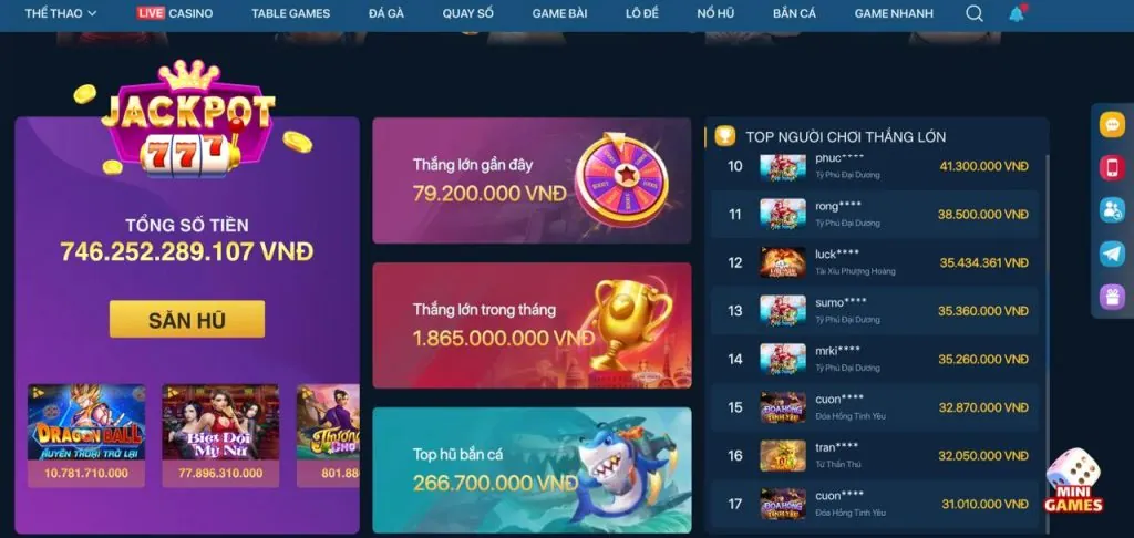 Thưởng chào mừng thành viên mới win 97